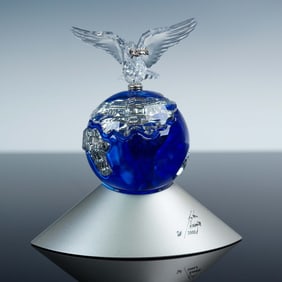 Swarovski Crystal Figurine, Crystal Planet Millennium Edition 2000