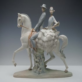 Lladro Porcelain Figurine, Andalucians Group, 1014647