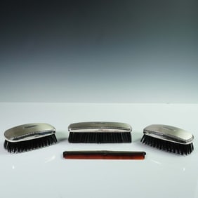 3pc Sterling Silver Brush and Comb Set, Monogrammed GF