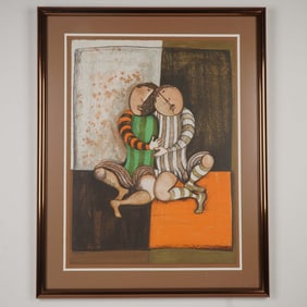 Graciela Rodo Boulanger, Lithograph on Paper, Gemini, Signed