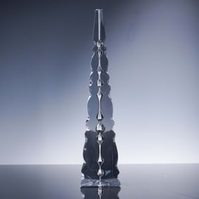 Baccarat Crystal Obelisk Sculpture
