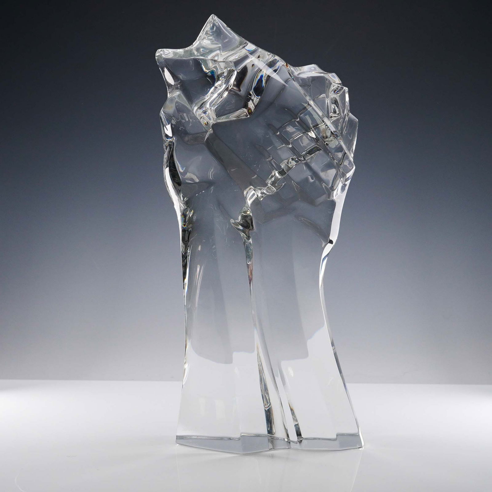 Baccarat Crystal Sculpture, Clasped Hands (1 of 6)