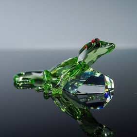 Swarovski Crystal Gecko Figurine, 2008 SCS Event Piece 905541