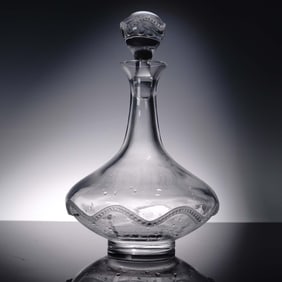 Lalique Crystal Decanter with Stopper