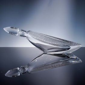 Baccarat Crystal Decanter, Ellipse with Stopper