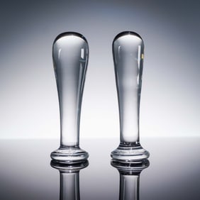 2pc Baccarat Crystal Solid Stoppers