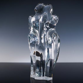 Baccarat Crystal Sculpture, Embrace