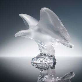 Lalique Crystal Figurine, Royal Eagle