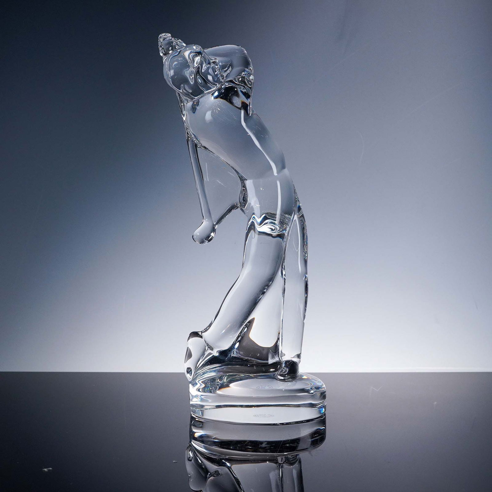 Baccarat Crystal Figurine, Golfer Preparing to Swing (1 of 7)