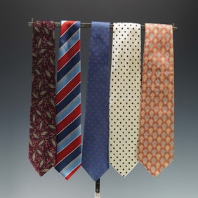 Designer Neckties By Giorgio Armani, Gianfranco Ferre and Dolcepunta
