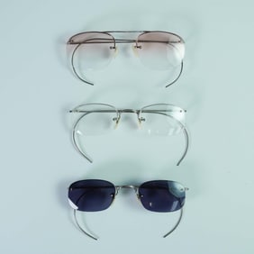 3pc Vintage Shuron 1/10 12K GF Sunglasses and Eyeglass