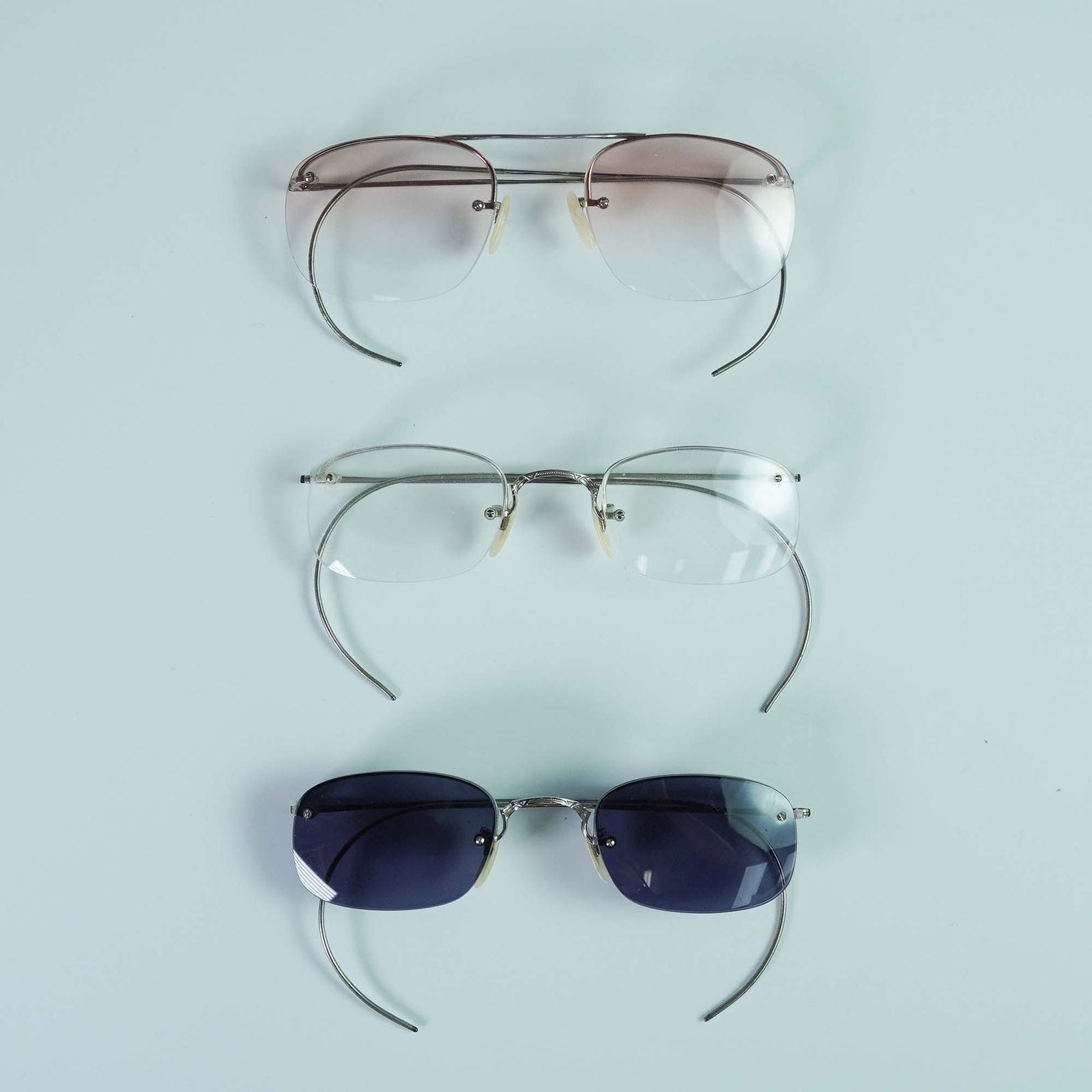 3pc Vintage Shuron 1/10 12K GF Sunglasses and Eyeglass (1 of 10)