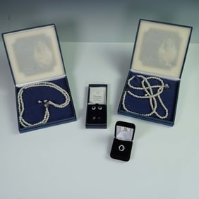 4pc Bradford Exchange Sterling Silver Royal Family Jewelry