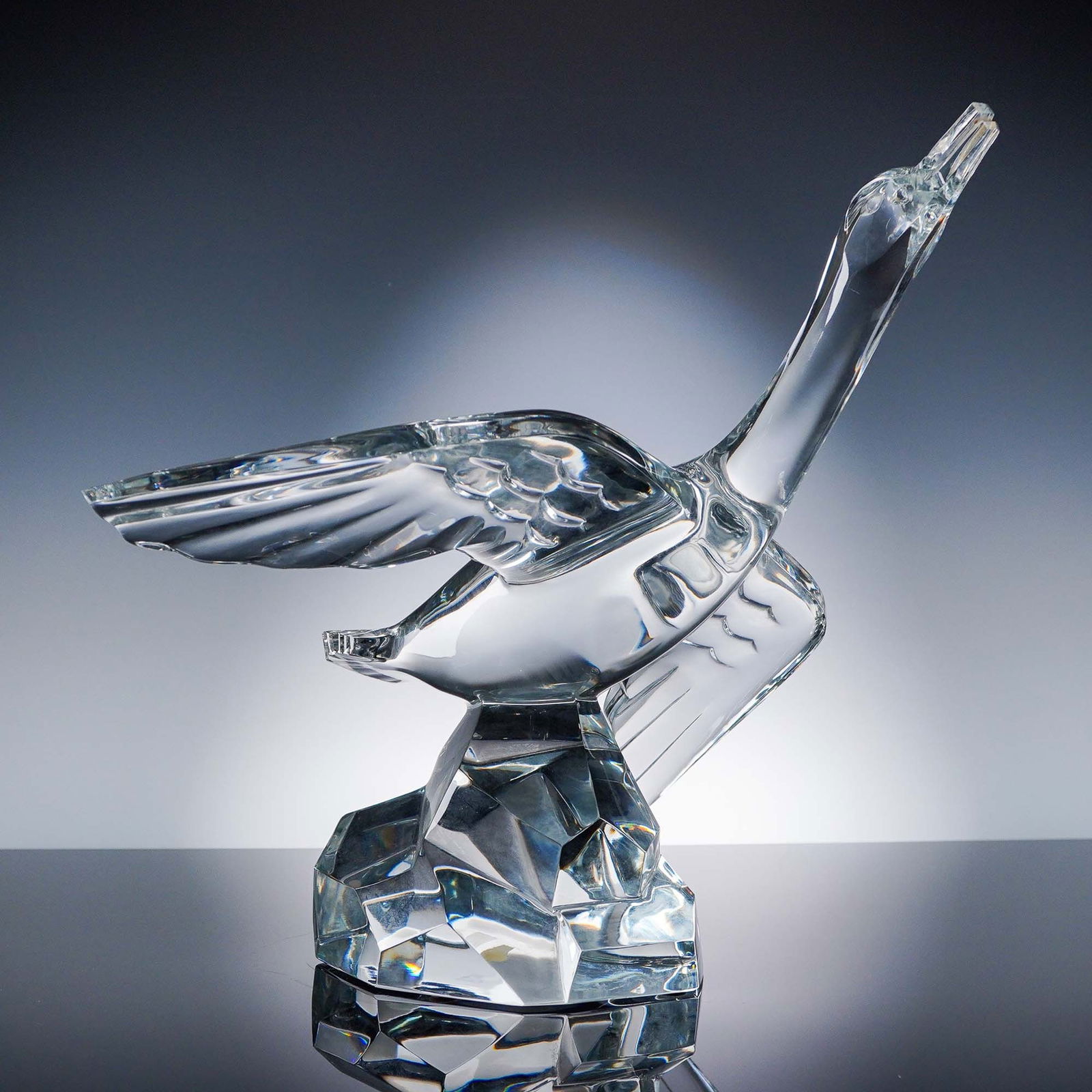 Baccarat Crystal Goose Sculpture (1 of 8)