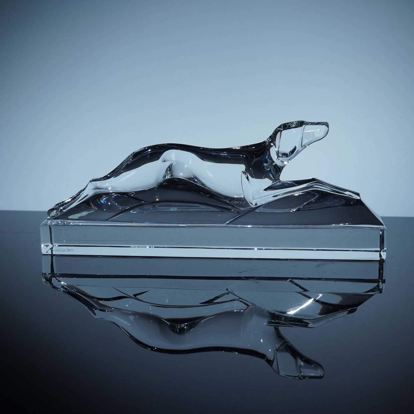 Baccarat Crystal Figurine, Greyhound Dog (1 of 4)