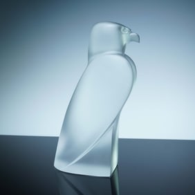 Baccarat Crystal Figurine, Maltese Falcon
