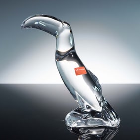 Baccarat Crystal Figurine, Toucan