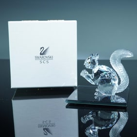Swarovski Crystal 10th Anniversary Figurine, The Squirrel