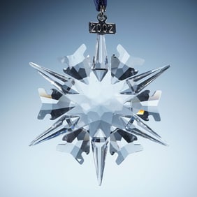 Swarovski Crystal Ornament, 2002 Christmas