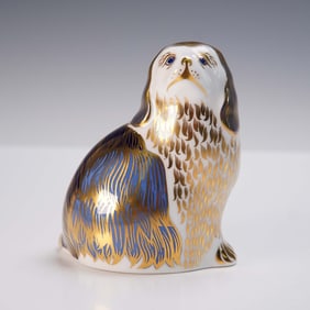 Royal Crown Derby Figurine, King Charles Spaniel