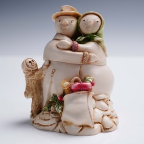 Harmony Kingdom Jewelry Box, Snowdonia Fields with Box