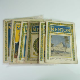 6pc The Mentor Magazines, 1920s-1930s Travel & History