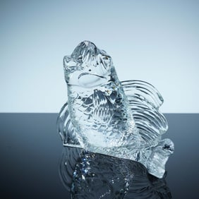 Baccarat Crystal Fish Figurine