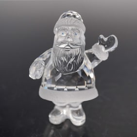 Swarovski Crystal Santa Claus Figurine with Box
