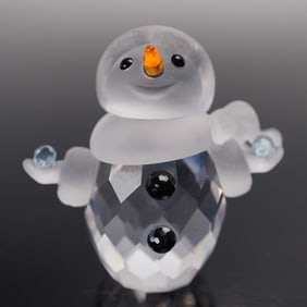Swarovski Crystal Figurine, Little Snowman