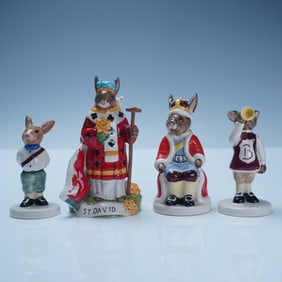 4pc Royal Doulton Bunnykins Figurines