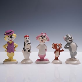 5pc Beswick Hanna-Barbera Limited Edition Character Figurines