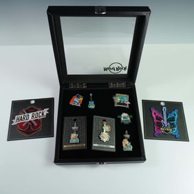 10pc Hard Rock Pins and Iron-On Patches Collection