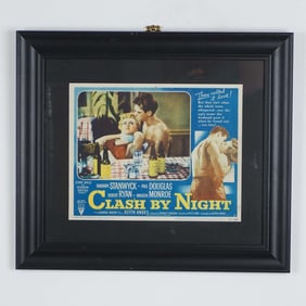 Framed 1952 Clash by Night Movie Poster