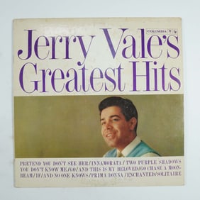 Jerry Vale, Greatest Hits Vinyl Record