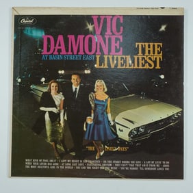 Vic Damone Vinyl Record, The Liveliest At Basin Street East