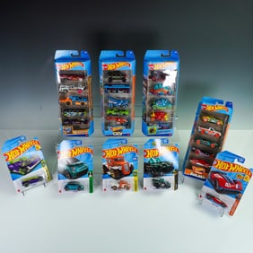 9pc Mattel Hot Wheels Toy Cars