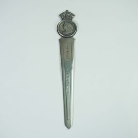 Hubert Thornhill Silver Queen Victoria Diamond Jubilee Bookmark