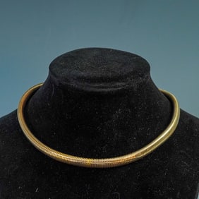PS CO 10K Gold Filled Snake link Choker