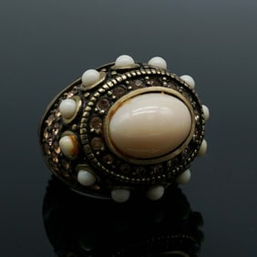 Heidi Daus Rhapsody in Hues Ring Size 7.5