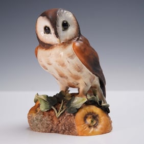 Royal Crown Derby Porcelain Figurine, Brown Owl