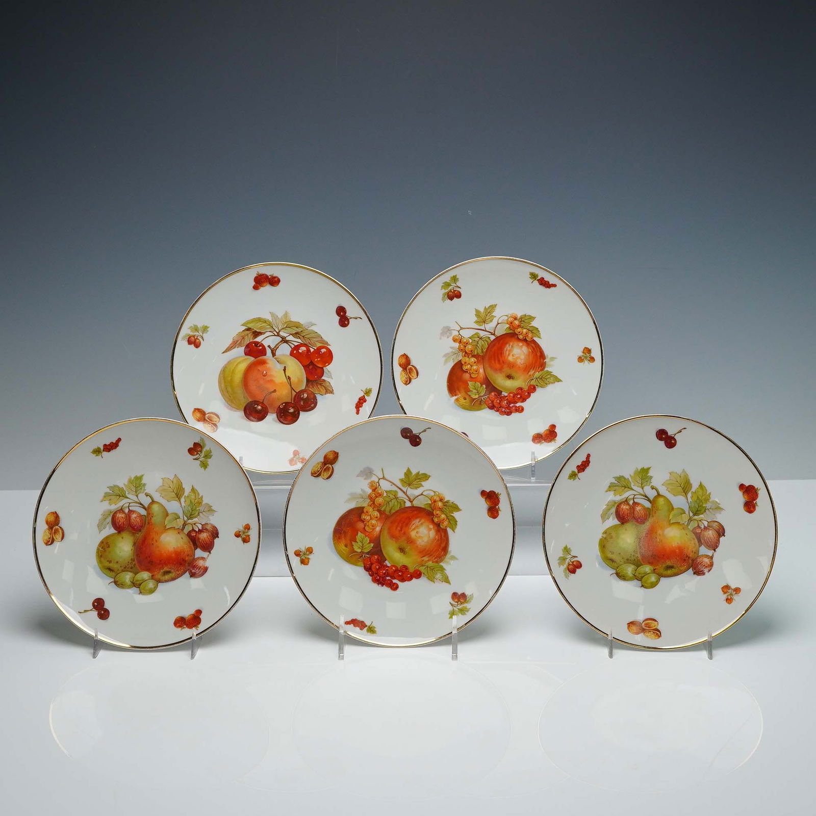 5pc Debra Germany Porcelain Fruit Plates (1 of 6)