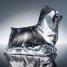Baccarat Crystal Figurine, Yorkshire Terrier