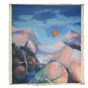 Ida Gonzalez Oil on Canvas, Uvas Del Sol, Signed