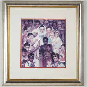 Norman Rockwell, Framed Print, Do Unto Others