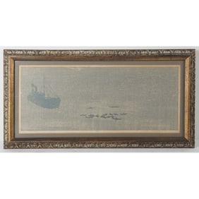 Paul Staub, Limited Edition Woodblock Print, Grand Banks - Signed