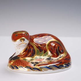 Royal Crown Derby Figurine, Otter