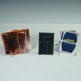 21pc Yu-Gi-Oh! and Digimon Trading Card Collection