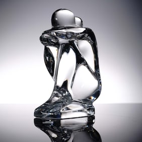 Baccarat Crystal Nude Figurine by Robert Rigot