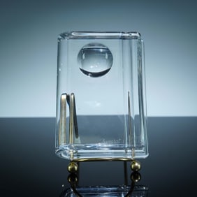 Baccarat Crystal Pen Rest Paperweight