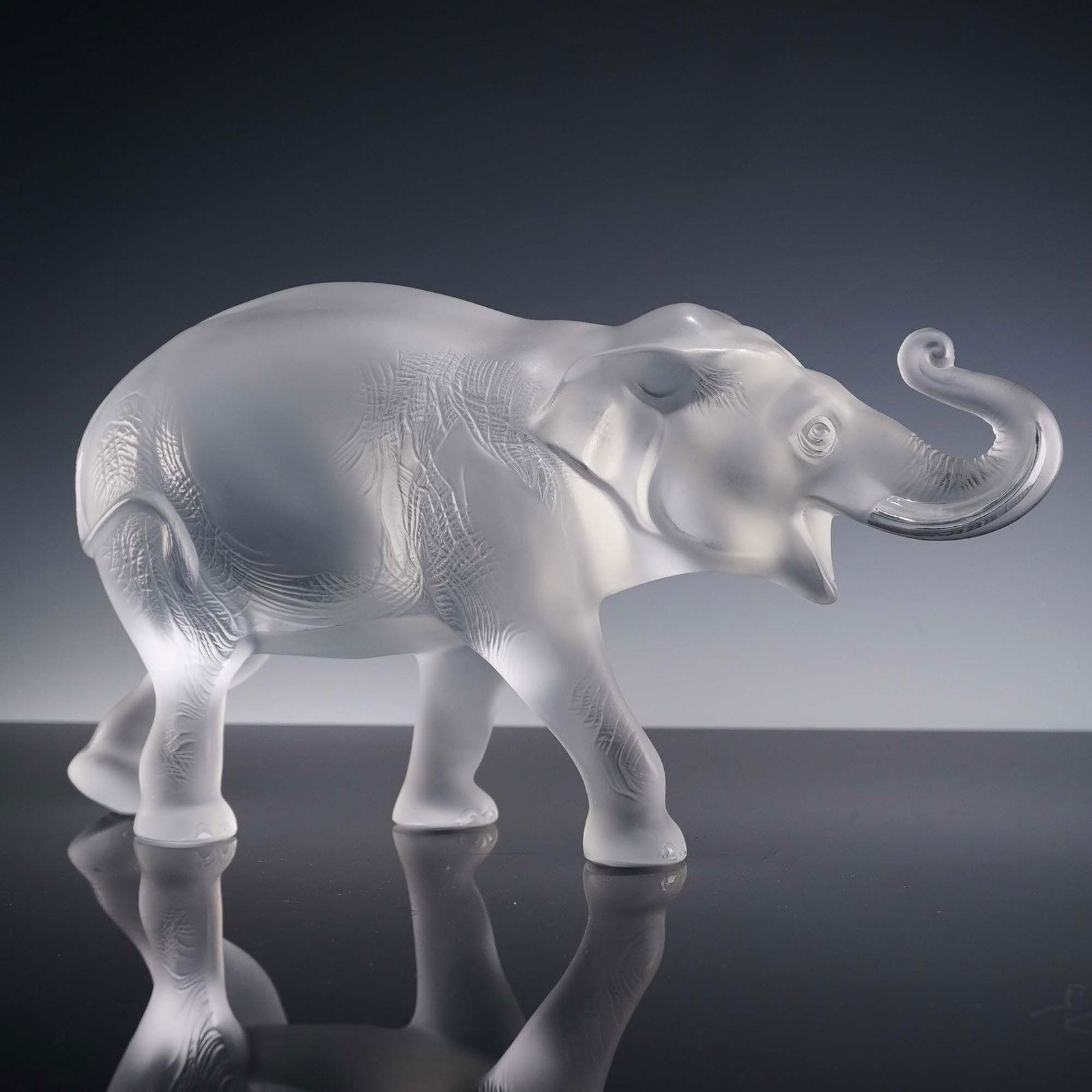 Lalique Crystal Sculpture, Sumatra Elephant (1 of 7)